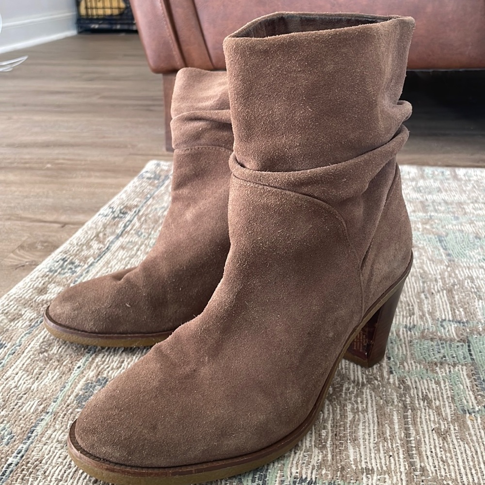 Slouchy ankle booties